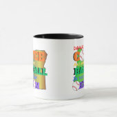 Baseball und Kaffee in Oregon Tasse (Zentrum)