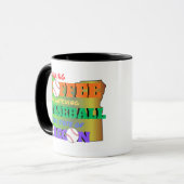 Baseball und Kaffee in Oregon Tasse (Vorderseite Links)