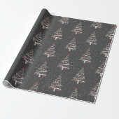 Baseball und Red Socks Weihnachtsbaum Geschenkpapier (Ungerollt)