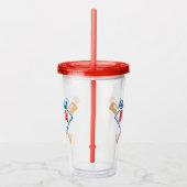 Baseball und Softball Lover Game Tumbler Acryltrinkbecher (Rechts)