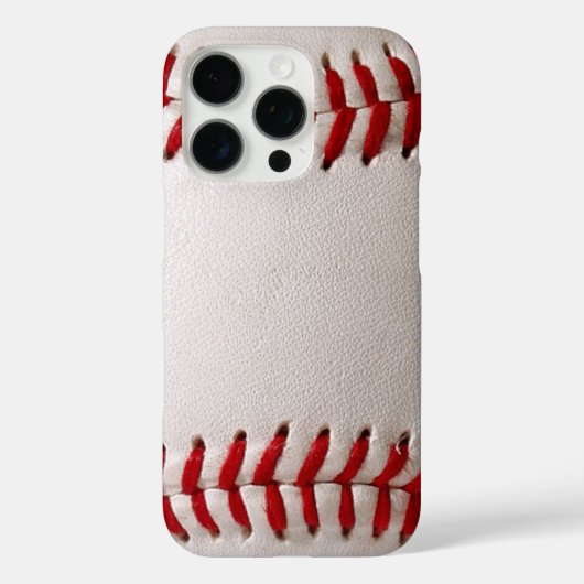 Baseball und Softball rote Naht Case-Mate iPhone Hülle (Rückseite)