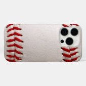 Baseball und Softball rote Naht Case-Mate iPhone Hülle (Rückseite (Horizontal))
