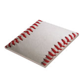 Baseball und Softball rote Naht Fliese (Seite)