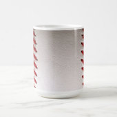 Baseball und Softball rote Naht Kaffeetasse (Mittel)