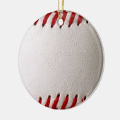 Baseball und Softball rote Naht Keramik Ornament (Links)