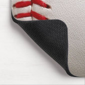Baseball und Softball rote Naht Mousepad (Ecke)
