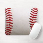 Baseball und Softball rote Naht Mousepad (Mit Mouse)