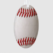 Baseball und Softball rote Naht Ornament (Vorderseite)