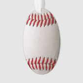 Baseball und Softball rote Naht Ornament (Vorderseite)