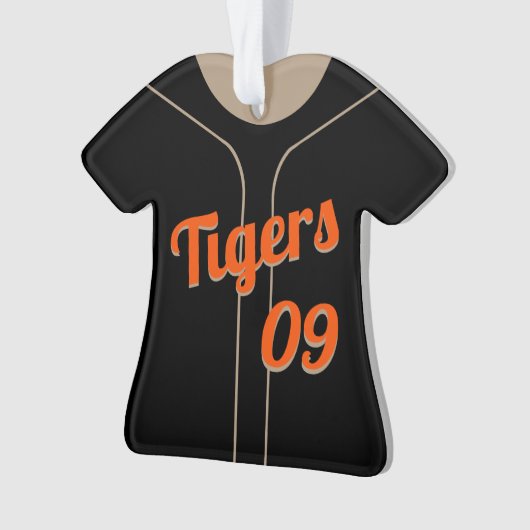 Baseball-Uniform mit Foto Ornament (Vorderseite)