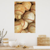 Baseball Unique Artwork Poster (Küche)