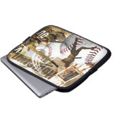 Baseball-Unterseite des 9. Laptopschutzhülle (Vorne Knopf)
