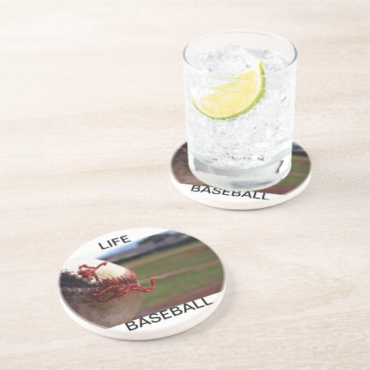 Baseball-Untersetzer Getränkeuntersetzer (Seite)
