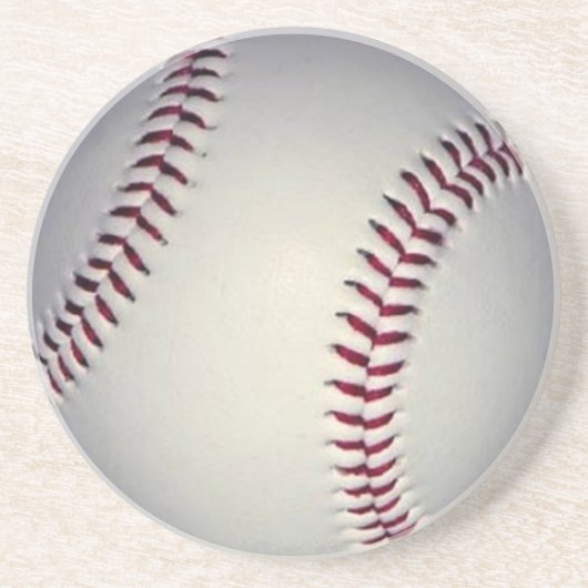 Baseball-Untersetzer Sandstein Untersetzer (Vorne)