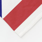 Baseball-US Flagge-Foto Fleecedecke (Ecke)