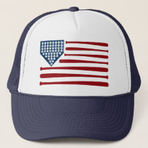 Baseball USA Flag Bats & Balls - GraphicLoveShop