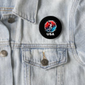 Baseball Usa Go Usa Team Button (Beispiel)