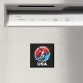 Baseball Usa Go Usa Team Magnet (In Situ (Geschirrspüler))