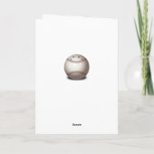 Baseball Valentine Feiertagskarte (Rückseite)