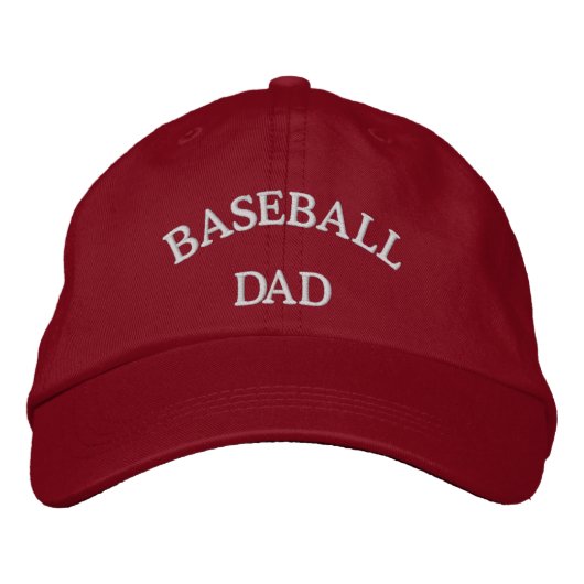 Baseball-Vater bestickter Hut (Vorderseite)