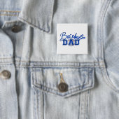 Baseball VATER-Blau Button (Beispiel)
