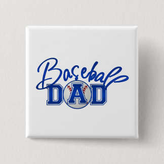 Baseball VATER-Blau Button