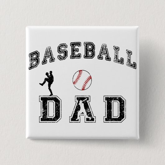Baseball-Vater Button (Vorderseite)