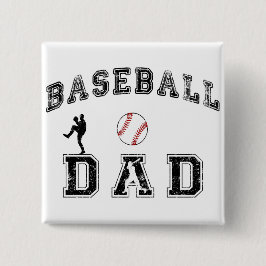 Baseball-Vater Button