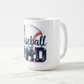 Baseball-Vater: Der ultimative MVP Kaffeetasse (VorderseiteRechts)
