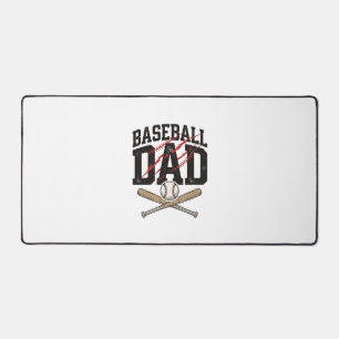 Baseball-Vater-Distressed-Vintage-Gravur-Shirt De Schreibtischunterlage