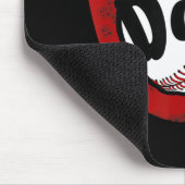 Baseball-Vater für Baseball-Softball-Mama Mousepad (Ecke)