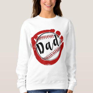 Baseball-Vater für Baseball-Softball-Mama Sweatshirt