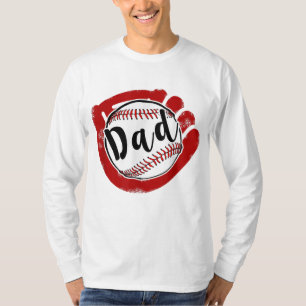 Baseball-Vater für Baseball-Softball-Mama T-Shirt