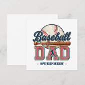 Baseball-Vater - klassisch (Vorne/Hinten)