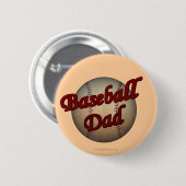 Baseball-Vater-Knopf Button (Vorne & Hinten)