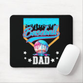 Baseball-Vater Lustiger Vatertag Eis-Drip Mousepad (Mit Mouse)