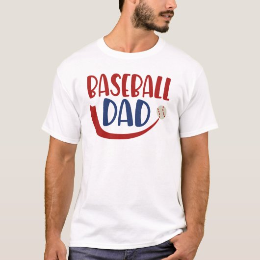 Baseball-Vater Männer-T - Shirt (Vorderseite)