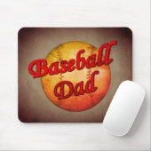 Baseball-Vater  Mousepad (Mit Mouse)