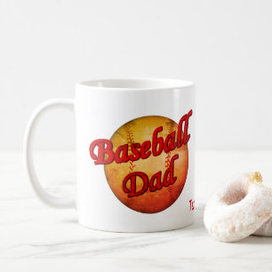 Baseball-Vater Niedlich Personalisiert Kaffeetasse
