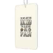 Baseball-Vater Nummer 1 Fan Vintage-Shirt-Design_1 Autolufterfrischer (Links)