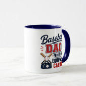 Baseball-Vater Profi-Ausrüstungsträger Lustig  Tasse (VorderseiteRechts)