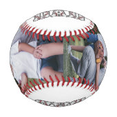 Baseball Vater Roter Individuelle Name Modernstes  (Vorderseite)