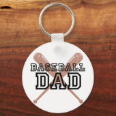 Baseball-Vater Schlüsselanhänger (Vorderseite)