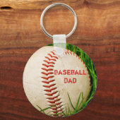 Baseball Vater Schlüsselanhänger (Vorderseite)