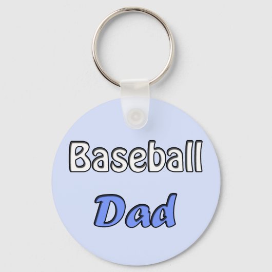 Baseball-Vater Schlüsselanhänger (Vorderseite)