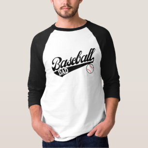 Baseball-Vater-Shirt Benutzerdefiniertes Baseball- T-Shirt