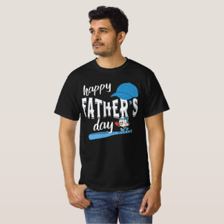 Baseball Vater Shirt - Glückliches Vatertagsgesche