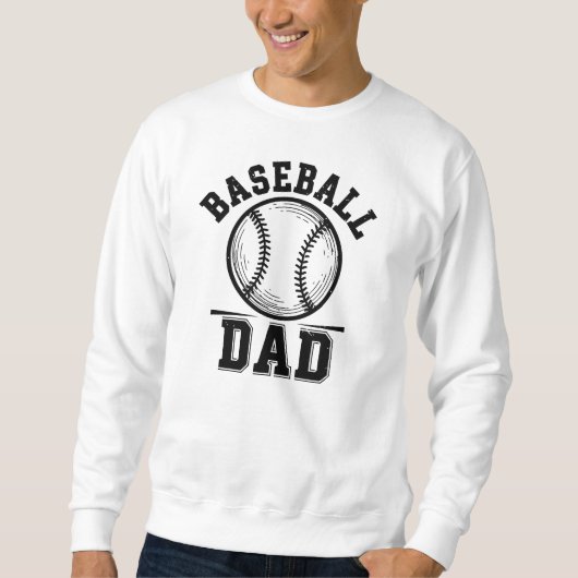 Baseball-Vater, Spieltag Sweatshirt (Vorderseite)