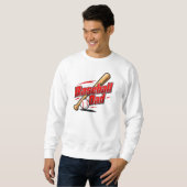 Baseball-Vater Sweatshirt (Vorne ganz)