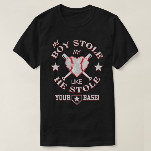 Baseball-Vater T-Shirt (Design vorne)